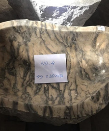Раковина из мрамора Grey Tiger 4